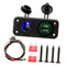 12-24V Dual USB Charger Socket Waterproof Power Outlet Fast Charge with Fuse