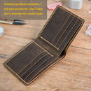 DIY Brown Leather Wallet Purse Complete Kit with Pre Cut Pre Punched Leather