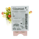 Romantic travel Wanderlust Clear Stamps Scrapbooking Album Card Decor Diary JR