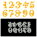 10Pcs Digital love Metal Cutting Dies For DIY Scrapbooking Album Paper Cards FT