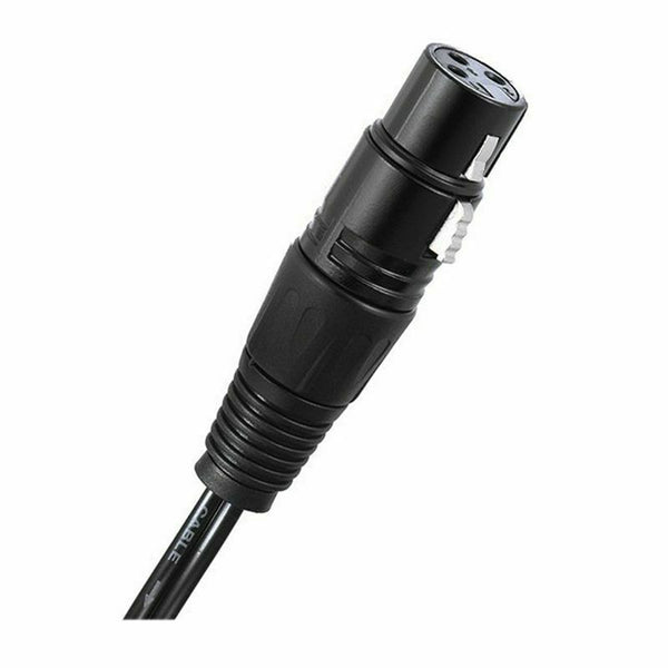 1.5m/ 5ft Stereo Audio Splitter Patch Y Cable Cord 1 XLR Female to 2 RCA Ma O2F2
