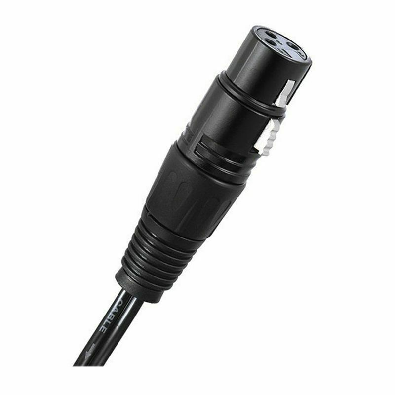 1.5m/ 5ft Stereo Audio Splitter Patch Y Cable Cord 1 XLR Female to 2 RCA Ma O2F2