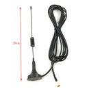 1PC black gsm gprs small suction cup antenna cable 3 m rg174 magnetic base OZ,a