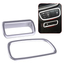 Chrome Console Control Switch Cover Trim Fit for Kia Sorento UM 2016-19
