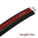 4m/13ft Car Door Rubber Weather Seal Strip Sound Insulation Sealing Trim A