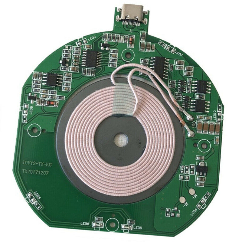 Wireless Charger PCBA Circuit Board with  Coil DIY Wireless Charging Accessory