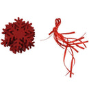 10 pcs Snowflake Felt Christmas Tree Decorations Decorative Hanging Craft R S3K6