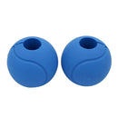 2Pcs Silicone Grips Globe Ball Rubber Bar Grip Ball for Dumbbell Barbell Bar
