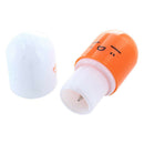 Ballpoint Boli Mini Micro Extensible Orange Blue Ink Design Capsule Portabl Q7F8
