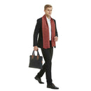 Fashion Men Shawl Double Sided Wave Print Scarf Casual Winter Warm Neck Tie