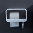 Toilet Paper Holder Wall Mounted Concealed Bathroom Roll Paper Box Waterpro