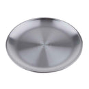 Stainless SteelKitchen Serving Tray Serveware Plate Appetizer Tray Dia.23cm