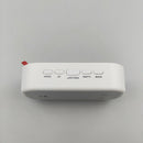 Led Mirror Alarm Clock Digital Snooze Table Clock Wake Up Light Electronic  A1I9