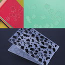 Plastic Embossing Template Scrapbooking Photo Album DIY Craft Decor(03135)