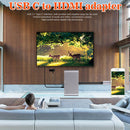 5 In 1 Type C USB 3.1 Home Office Universal Plug And Play HDMI Adapter USB C Hub