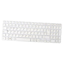 White Spanish Layout Keyboard Frameless For Toshiba Satellite L50-B