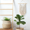 Macrame Wall Hanging Tapestry Wall Decor Boho Chic Bohemian Woven Home Deco B8P1