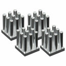 20 pcs Radiator Cooling Block Heatsink 10x10x12.5mm Square ICK S Heat sinks