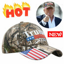 2019 Donald Trump 2020 Cap USA Flag Camouflage Baseball Make Hat Hot Cap Gr C4Z7