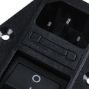 Solder Lug Terminals IEC 320 C14 EMI Filter + Boat Switch + Fuse Holder
