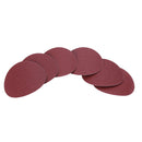 30pcs/set 125mm 80 Meshes Round Self-adhesive Sand Paper Flocking Sandpaper