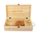 Double Carrier Wooden Box for Wine Bottle Gift Decoration W5O3
