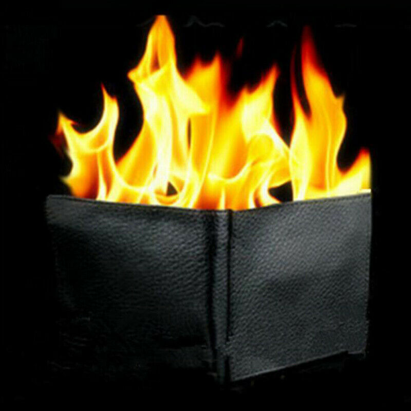 Magic Trick Flame Fire Wallet Bigflame Magician Trick Wallet Stage Street ShowBX