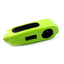 Motorcycle Brake Throttle Grip Scooter Handlebar Anti Theft Locks (Green)