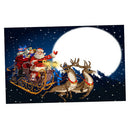 Christmas Tree Snowy Sky Wall Art Hanging Tapestry Dorm Bedspread Decor B