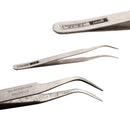 Stainless Steel Curved Antimagnetic PCB RMA Tweezer A