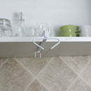 White Wine Glass Holder Hanging Rack Bar Hanger Shelves Decoration Singl MHM