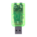 Mini USB2.0 Port Analog 6.1 CH External Sound Card Audio Adapter for PC