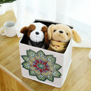 DIY Diamond Painting Flower Folding Storage Box Desktop Sundries Organizer