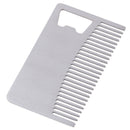 Portable Stainless Steel Beard Mustache Hair Beard Care Comb With Bottle Open 3C