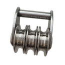 Premium Marine Stainless Steel Windsurfing Surfing Sail Tack Triple Pulley