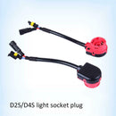 2pcs D2S D2R D2C D4 D4S  Xenon HID Bulb Ballast Socket Wire Cable 35W/55W HID