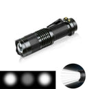 Police 1200LM Q5 LED 14500/AA Super Bright Zoom Flashlight Powerful Torch AU