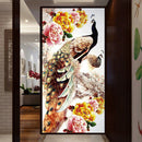 Peacock DIY 5D Diamond Painting Embroidery Cross Stitch Kit Home Wall Decor