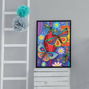 Colorful Butterfly Dragonfly 5D Full Round Diamond Painting 30x40cm (B2435)