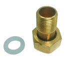 Water Tank Garden Hose Adapter, Brass Bulkhead Tank Fittings, 1/2'' Female 3/4''