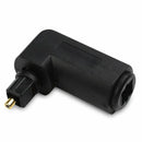 2-Pack Right Angle Toslink Adapter (Toslink Extension) Male to Female D7P4