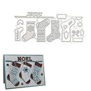 Christmas Socks Metal Cutting Dies DIY Scrapbooking Stockings Cutter Stencil New