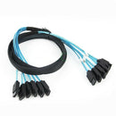 6pcs/set SATA III SAS Data Cable for ServerÃ‚Â SATA 7 Pin to SATA 7 Pin (0.5m)
