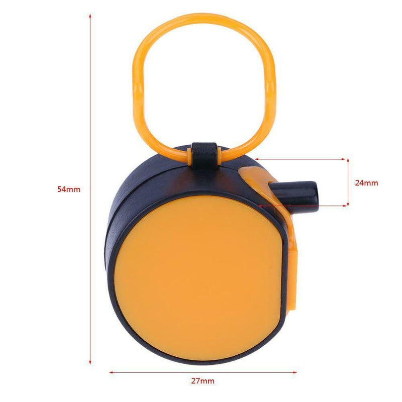 Tally Counter Clicker 5 Digit Number Handheld Manual Digital Counter Orange