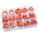 280pcs 12 Sizes Seal Copper Crush Washer Standard Braided Clutch Brake Hose