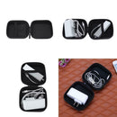 Square Shape Hard Protective Carry Storage Bag for Bluetooth Headset Cable