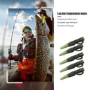 10pcs Safety Lead Clips with Tail Hair Rigs Carp Fishing Tackle Dark Green