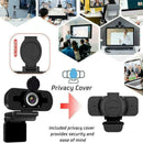 1080P Full HD USB Webcam For PC Desktop & Laptop Web u with Microphone F2W9
