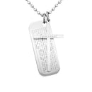 Women's Necklace With Cross Charm Embellishment Pendant - Gift Fashion