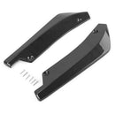 1 Pair Universal Carbon Fiber Look Car Rear Bumper Lip Spoiler Diffuser Splitter